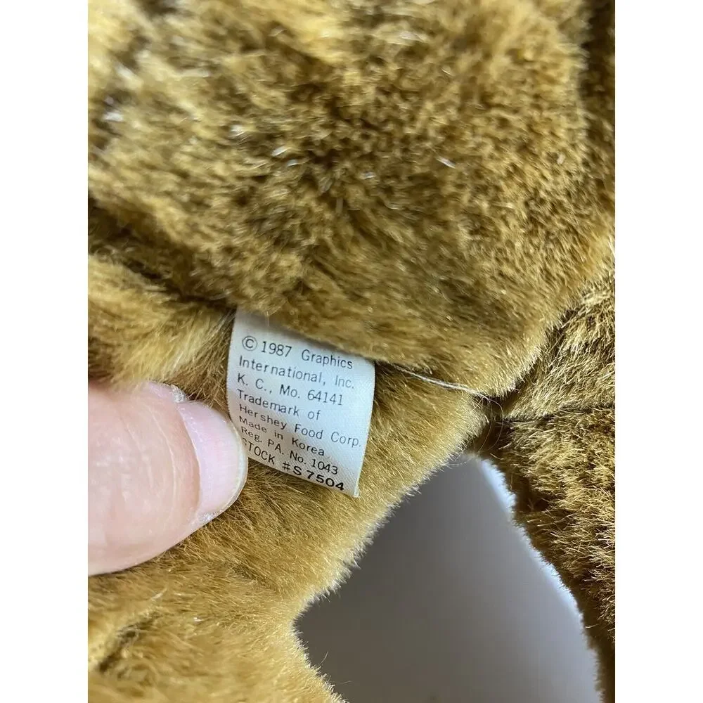Heartline 1987 Brown Teddy Bear Plush Stuffed Animal 15